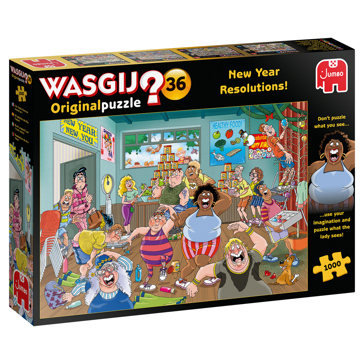 Wasgij Original 36: Gute Vorsätze für's neue Jahr! | Puzzle 1000 Teile