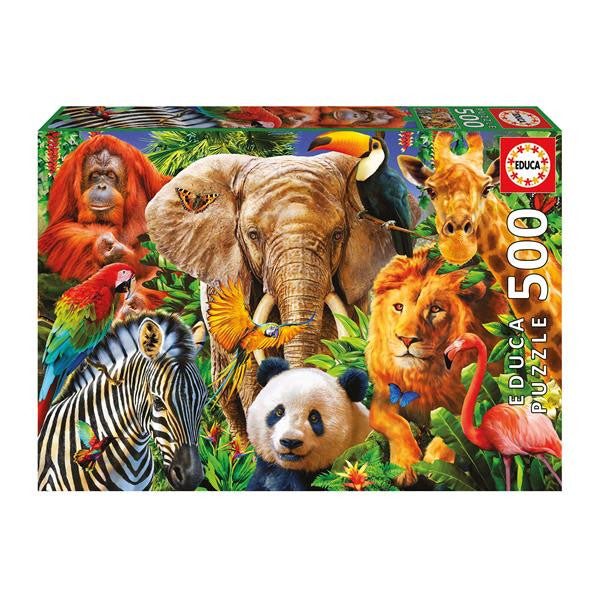 Puzzle - Wildtiere 500 Teile