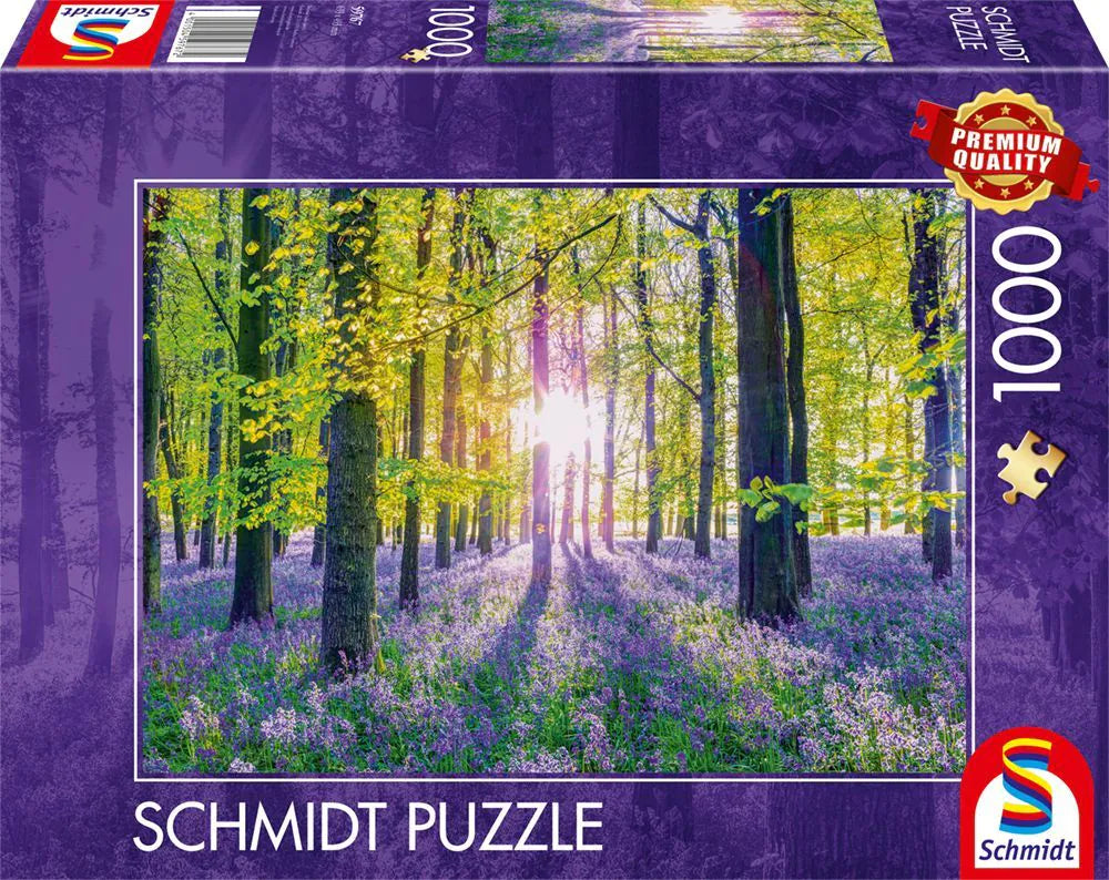 Zarte Glockenblumen im Wald | Puzzle 1000T