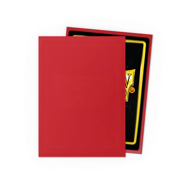 Dragon Shield Sleeves - Crimson Matte - Standard Size