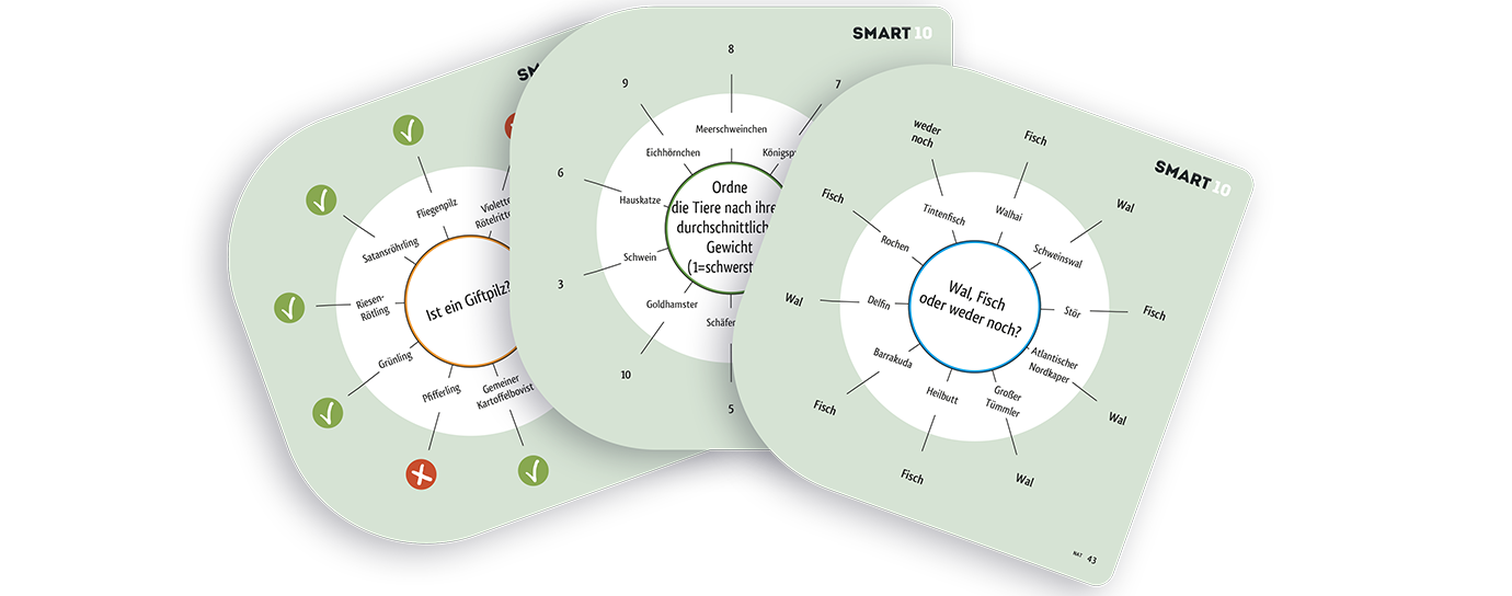 Quizspiel Smart 10 - Nature Inhalt