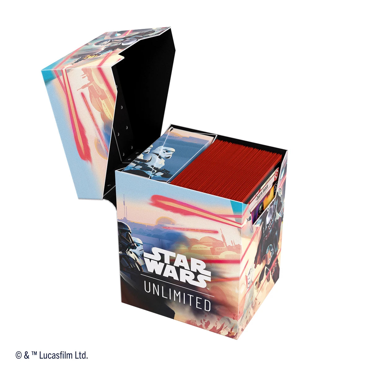 Star Wars: Unlimited - Soft Crate - Mandalorian / Moff Gideon geöffnet