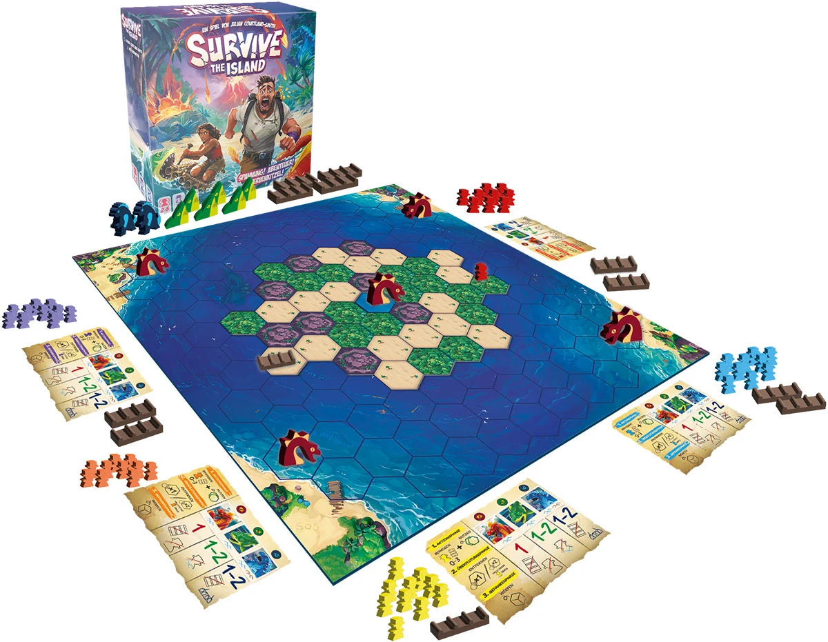 Familienspiel Survive the Island Inhalt