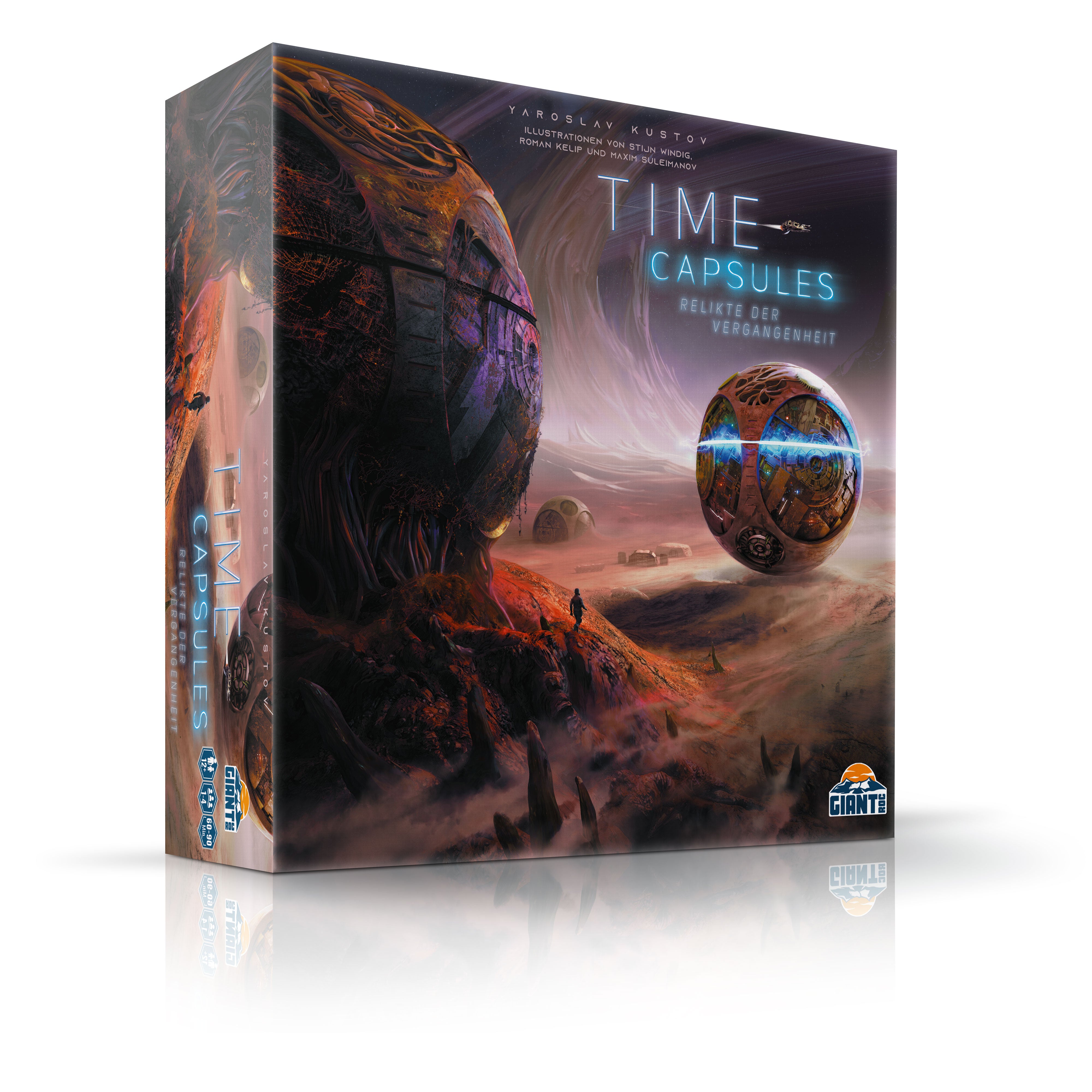 Time Capsules Cover der Spielschachtel; Fremde Planeten