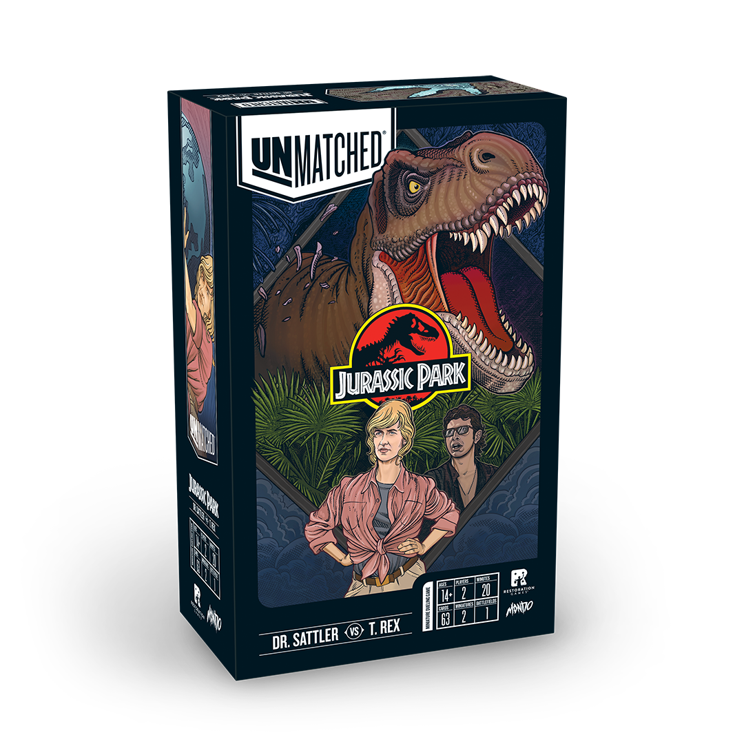 Unmatched - Jurassic Park: Dr. Sattler vs. T.Rex EN