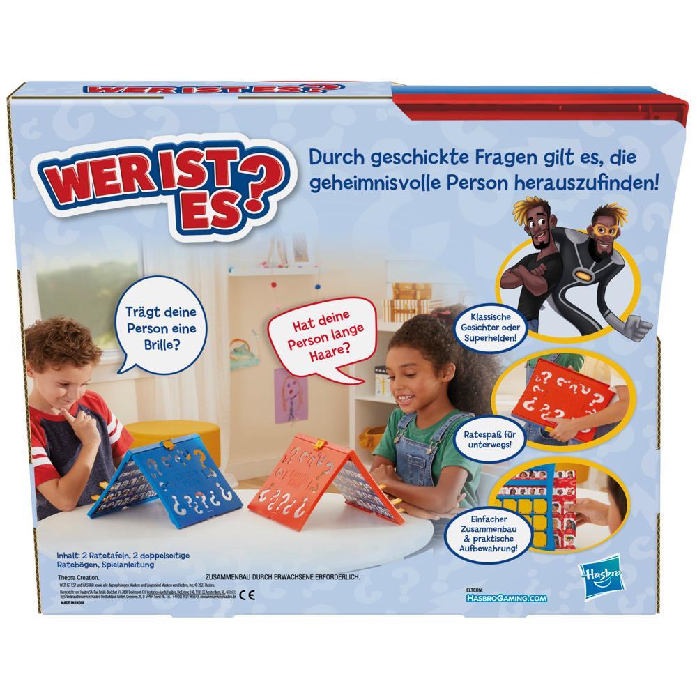 Kinderspiel Wer ist es? Rückseite