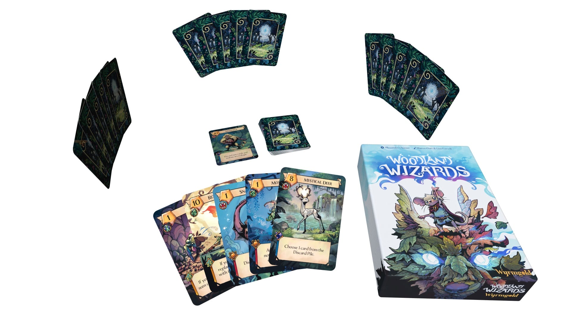 Kartenspiel Woodland Wizards Inhalt