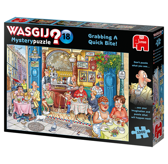 Wasgij Mystery 18: Happ Schnapp | Puzzle 1000 Teile