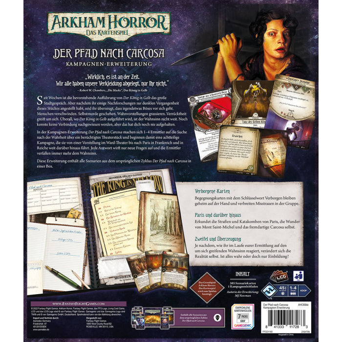 Arkham Horror: Das Kartenspiel - Der Pfad nach Carcosa - Kampagnen-Erweiterung