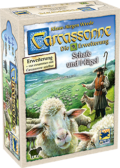 Carcassonne - Schafe und Hügel