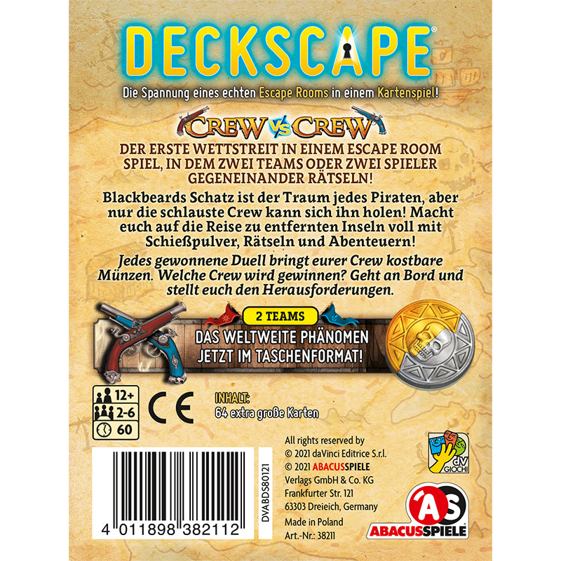 Deckscape – Crew vs Crew - Die Pirateninsel