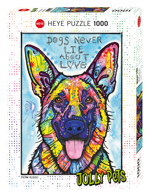 Dogs Never Lie | Puzzle 1000 Teile | Heye