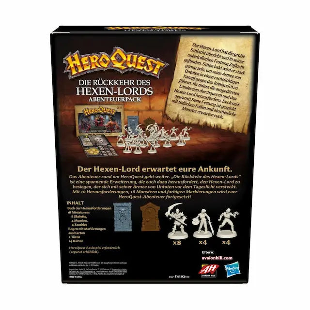 HeroQuest - Die Rückkehr des Hexen-Lords - Abenteuerpack