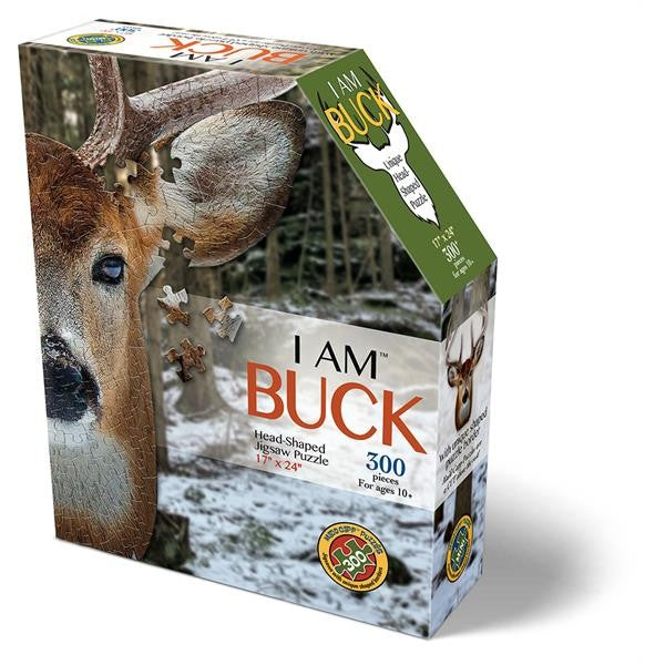 I am Buck | Konturpuzzle 300 Teile | Madd Capp
