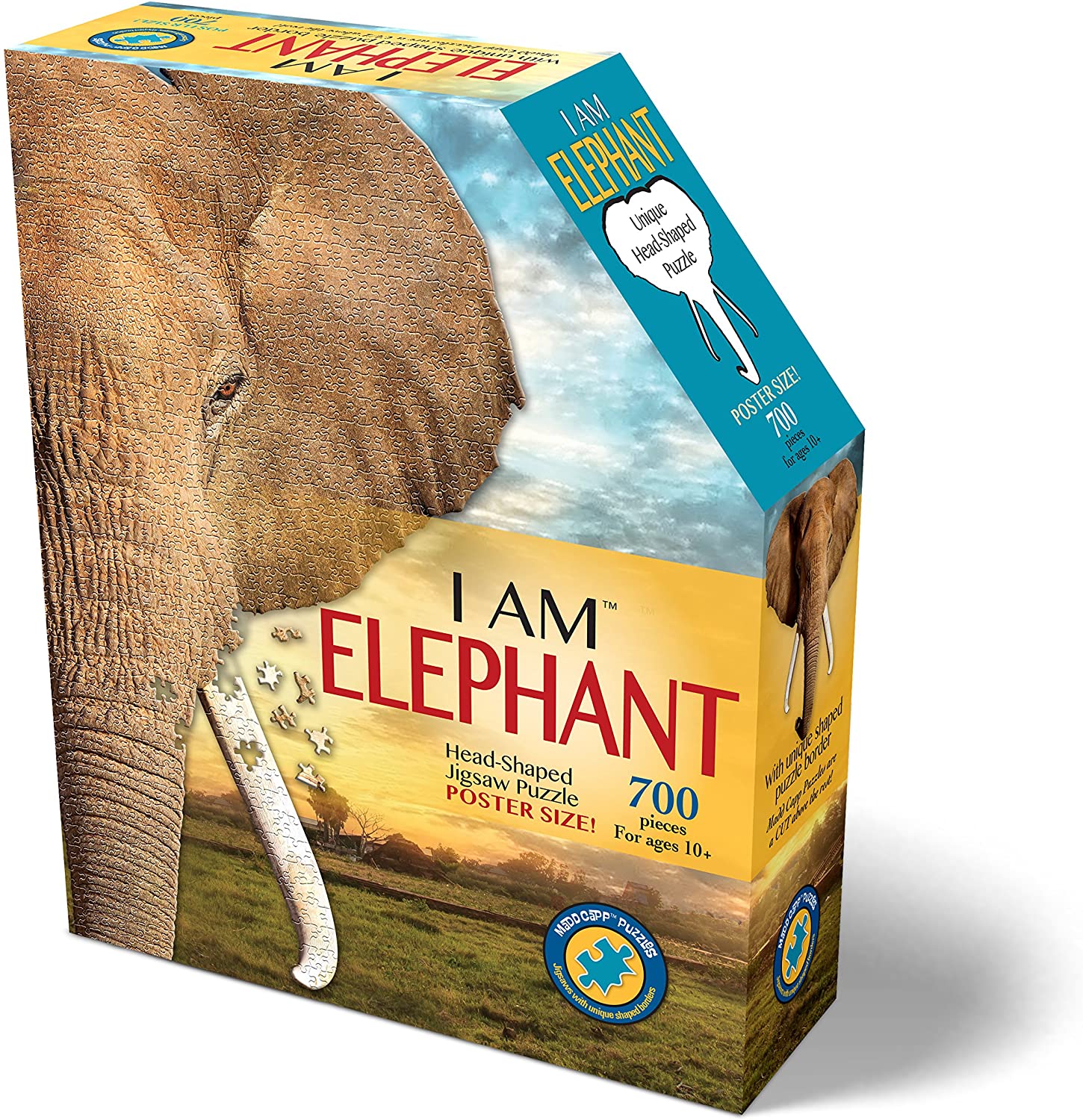 I am Elephant | Konturpuzzle 700 Teile | Madd Capp