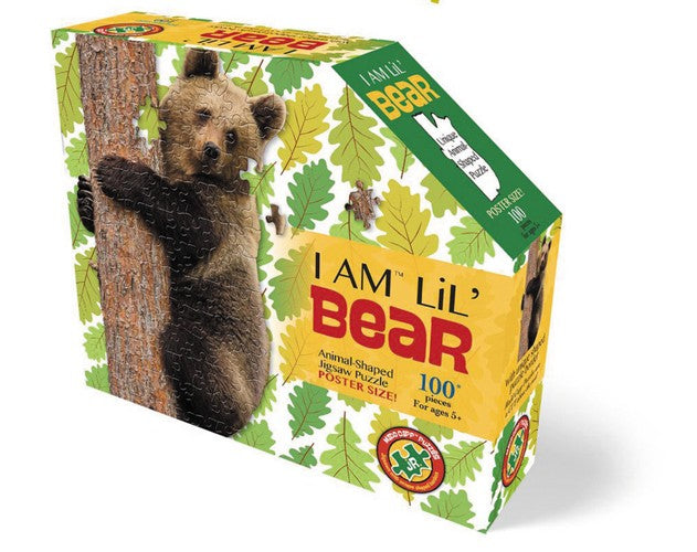 I Am Lil' Bear | Konturpuzzle 100 XL Teile | Madd Capp