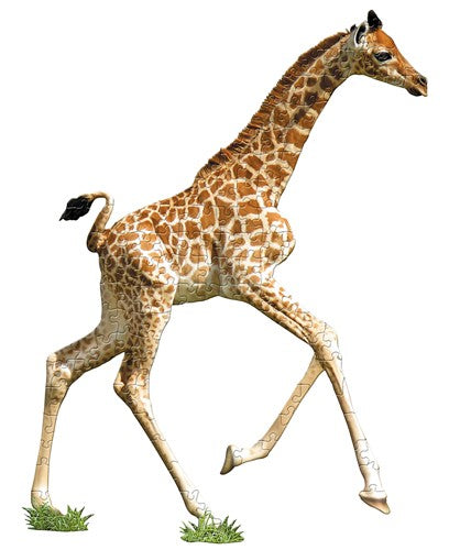 I Am Lil' Giraffe | Konturpuzzle 100 XL Teile | Madd Capp