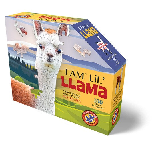 I Am Lil' Lama | Konturpuzzle 100 XL Teile | Madd Capp