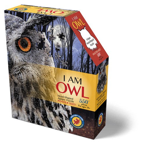 I am Owl | Konturpuzzle 550 Teile | Madd Capp