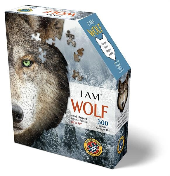 I Am Wolf | Konturpuzzle 300 Teile | Madd Capp