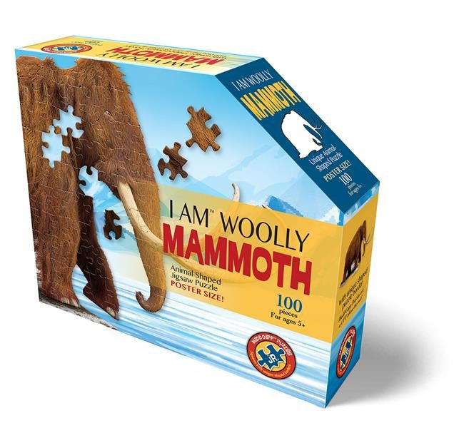 I Am Woolly Mammoth | Konturpuzzle 100 XL Teile | Madd Capp
