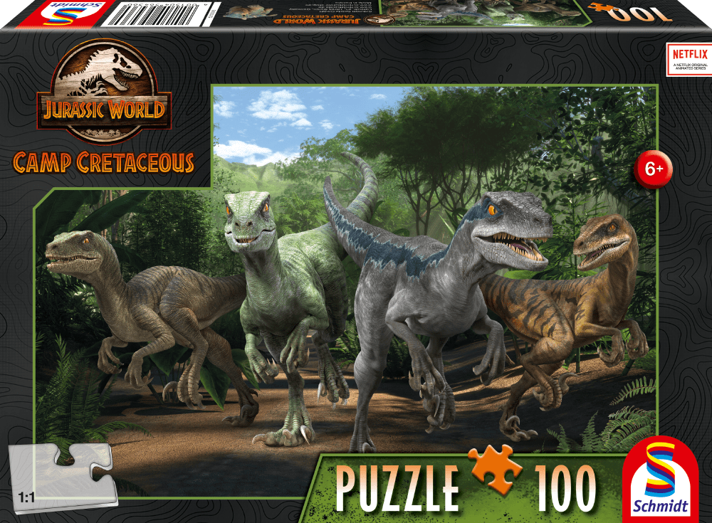 Jurassic World: Camp Cretaceous - Das Velociraptor Rudel | Puzzle 100T