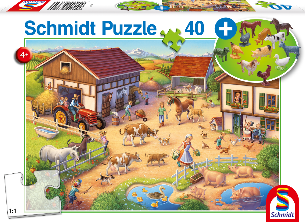 Lustiger Bauernhof | Kinderpuzzle 40 Teile