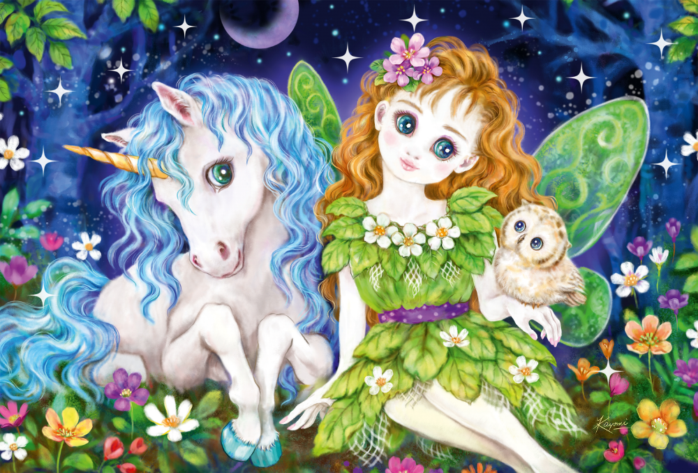 Prinzessin, Fee & Meerjungfrau | Kinderpuzzle 3x48 Teile