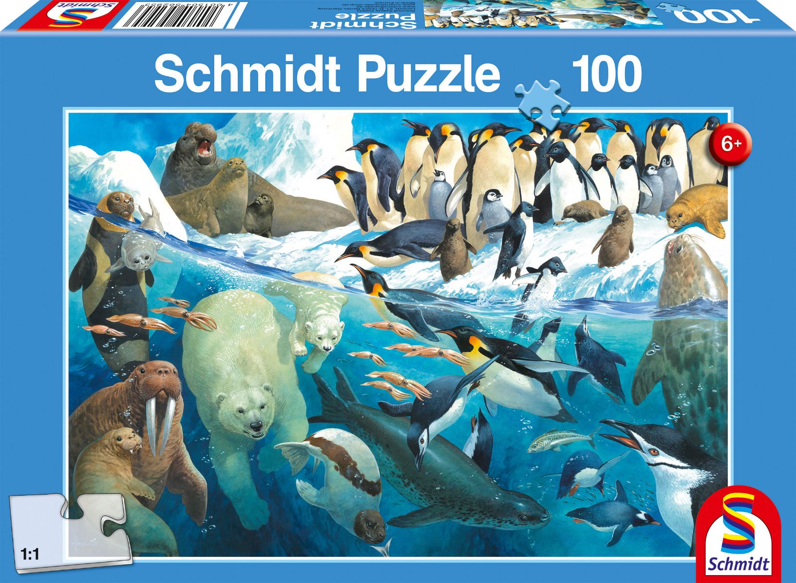 Tiere am Polarkreis | Puzzle 100T