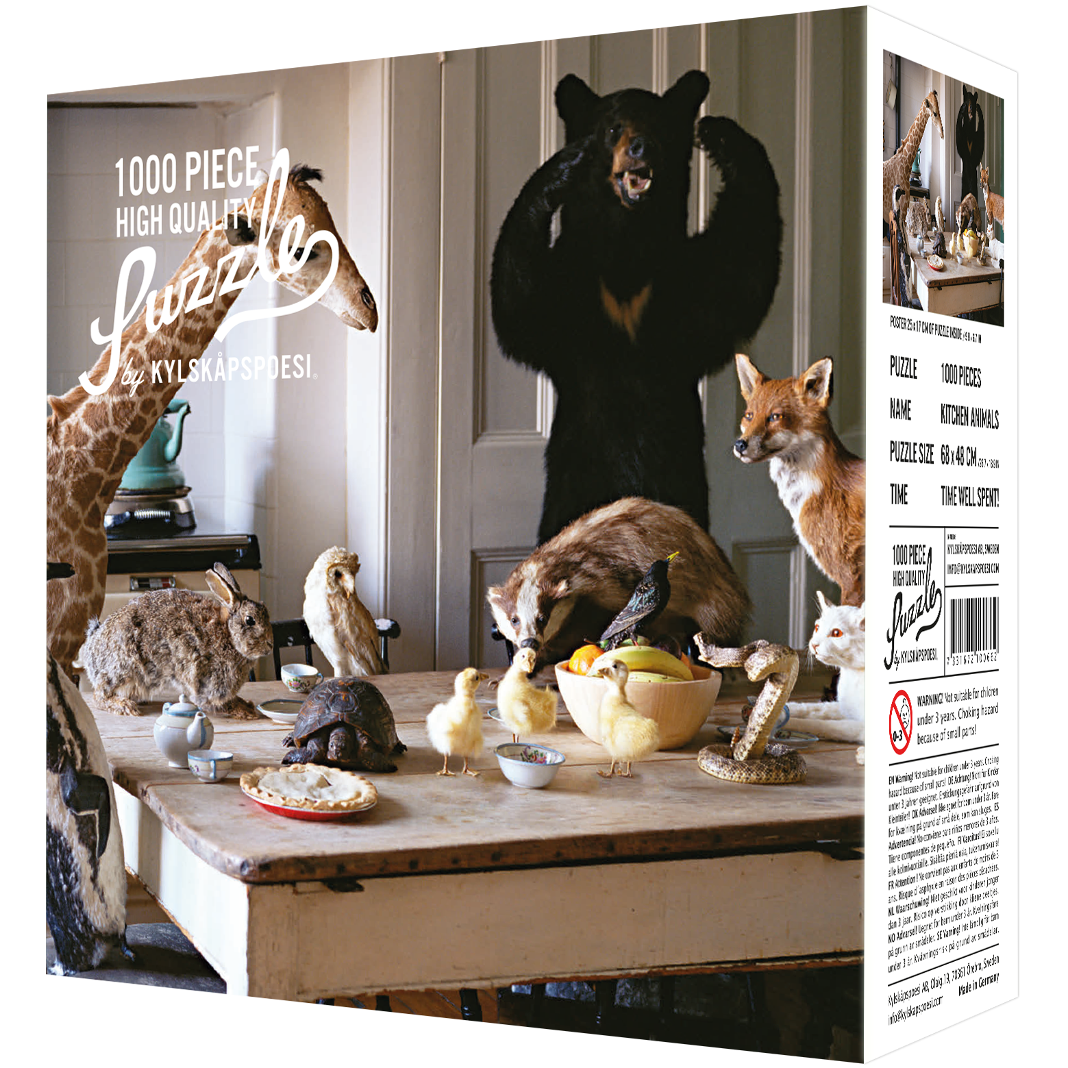 Kitchen Animals | High Quality Puzzle 1000 Teile | Kylskapspoesi