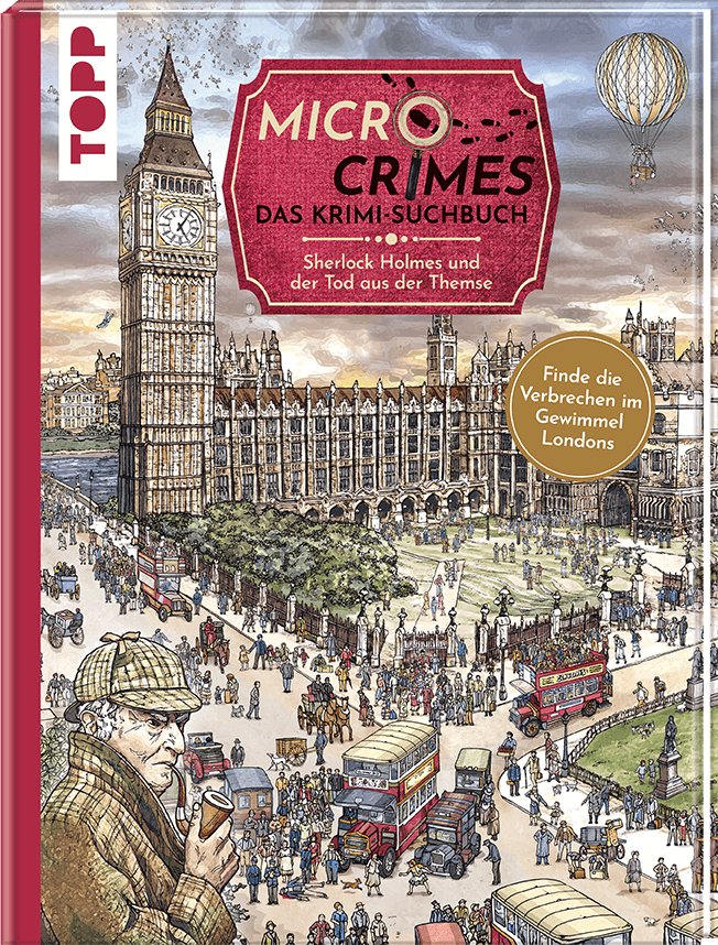 Micro-Crime: Das Krimi-Suchbuch - Sherlock Holmes und der Tod aus der Themse