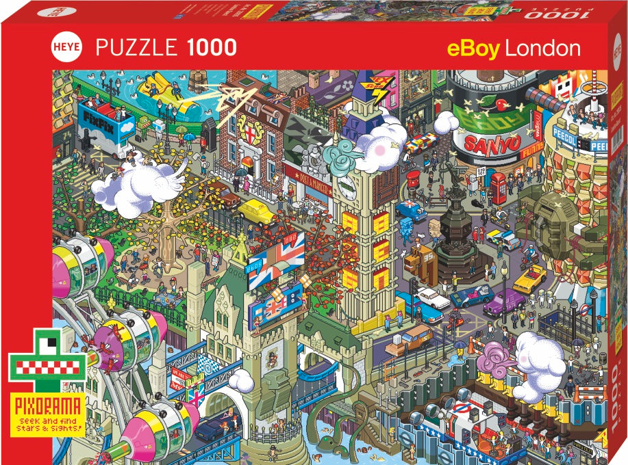 Pixorama - London Quest | Puzzle 1000 Teile | Heye