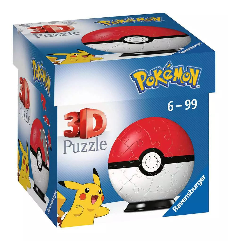 Pokemon Pokeball | 3D Puzzle-Ball 54 Teile | Ravensburger