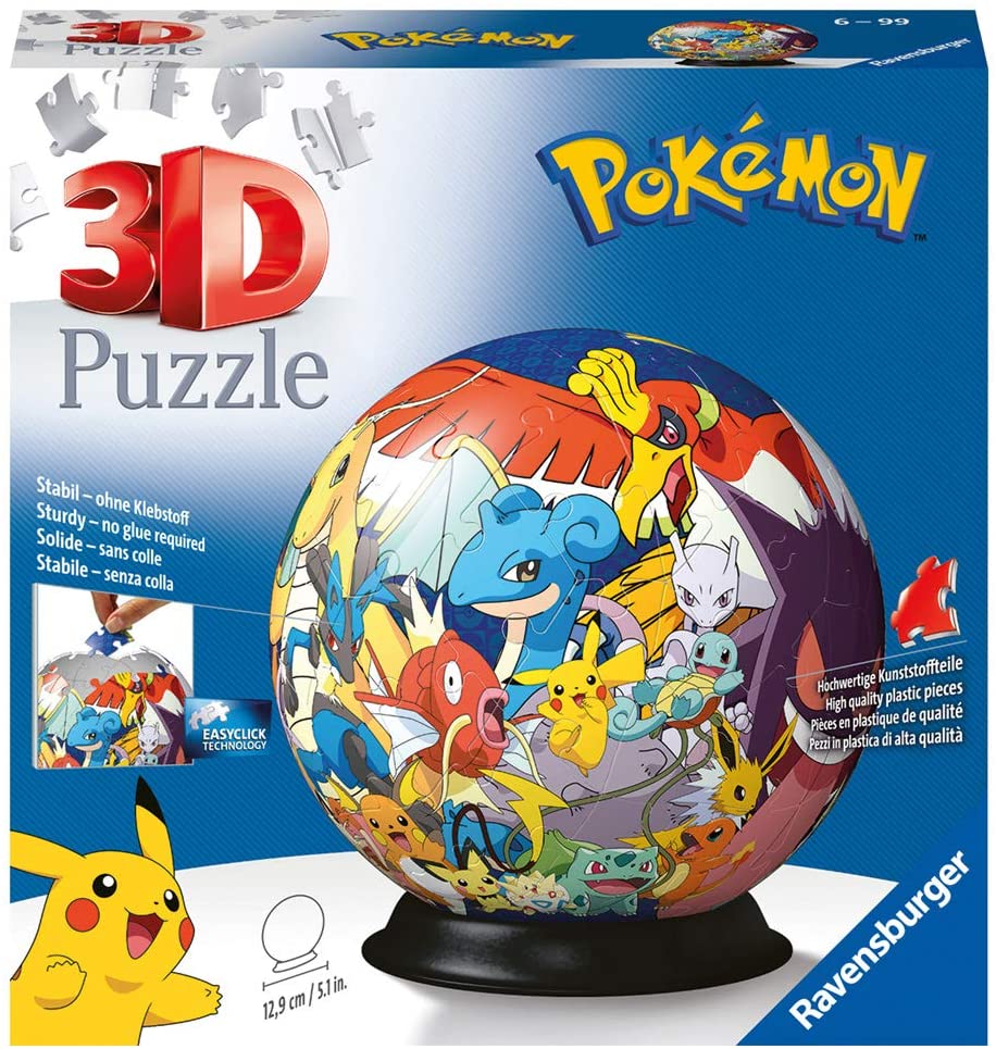 Pokemon | 3D Puzzle-Ball 72 Teile | Ravensburger