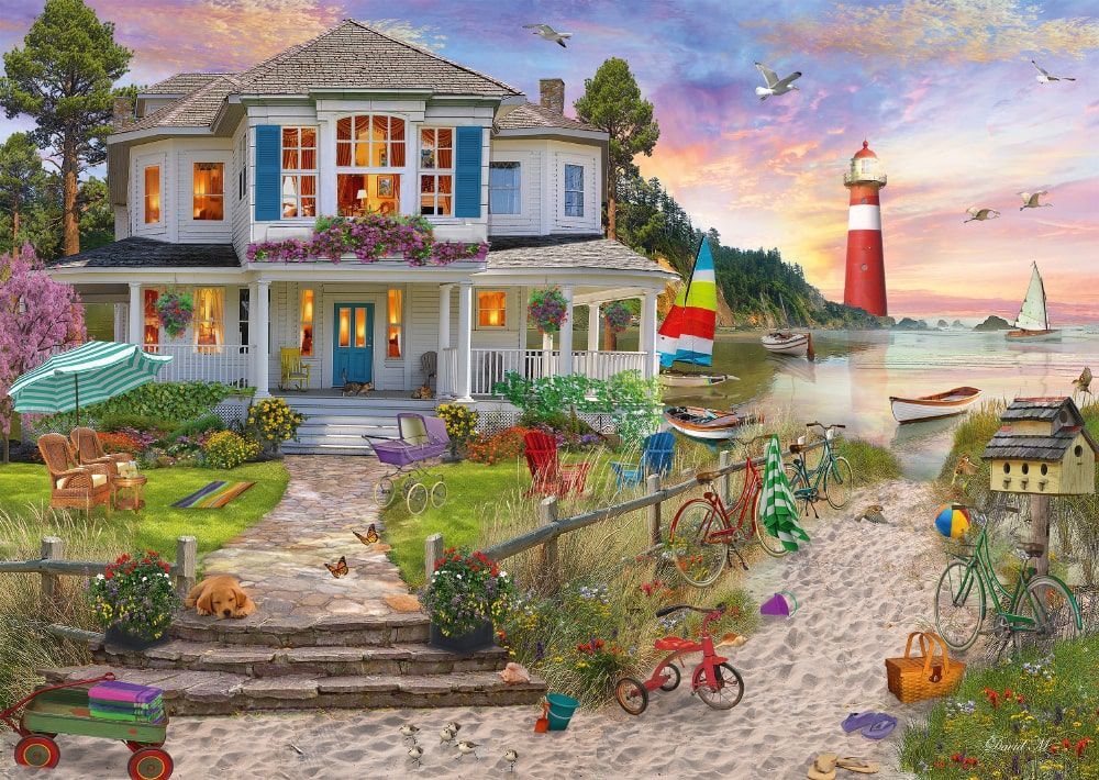 Das Strandhaus | Puzzle 1000T