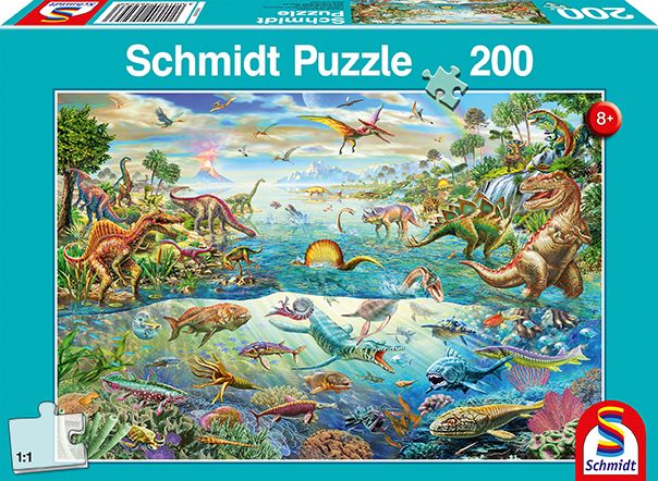 Entdecke die Dinosaurier | Puzzle 200T