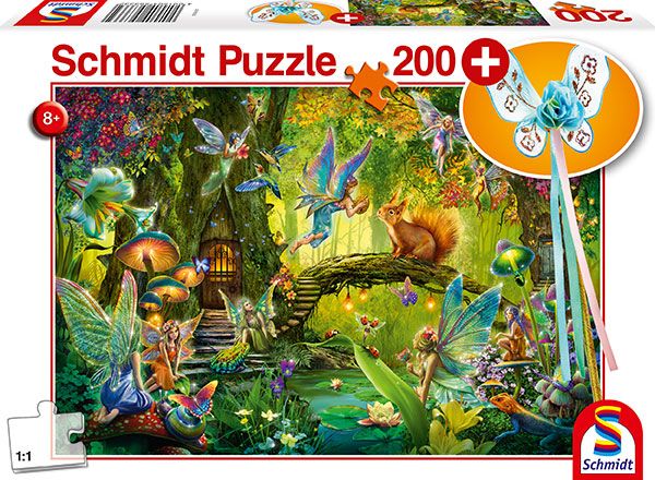 Feen im Wald, mit Feenstab | Puzzle 200T