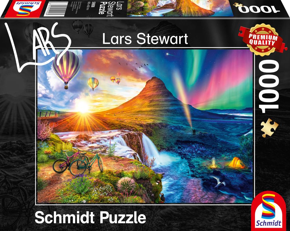 Lars Stewart - Island, Night and Day | Puzzle 1000 Teile
