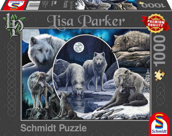 Lisa Parker: Prächtige Wölfe | Puzzle 1000T