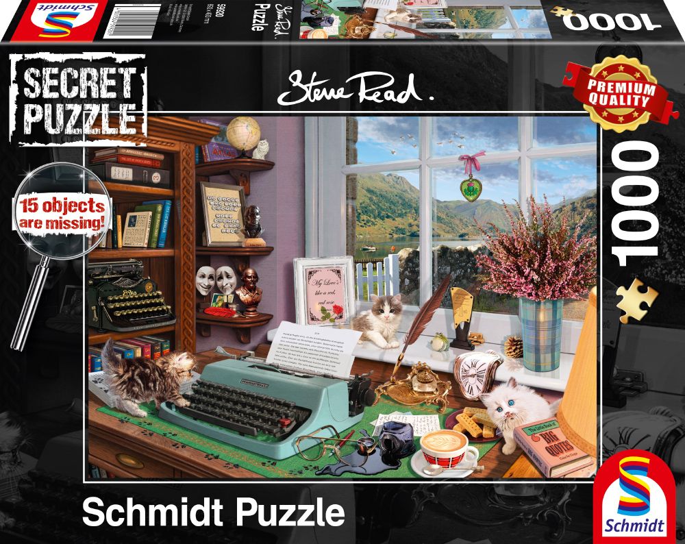 Steve Read - Secret Puzzle: Am Schreibtisch | Puzzle 1000T