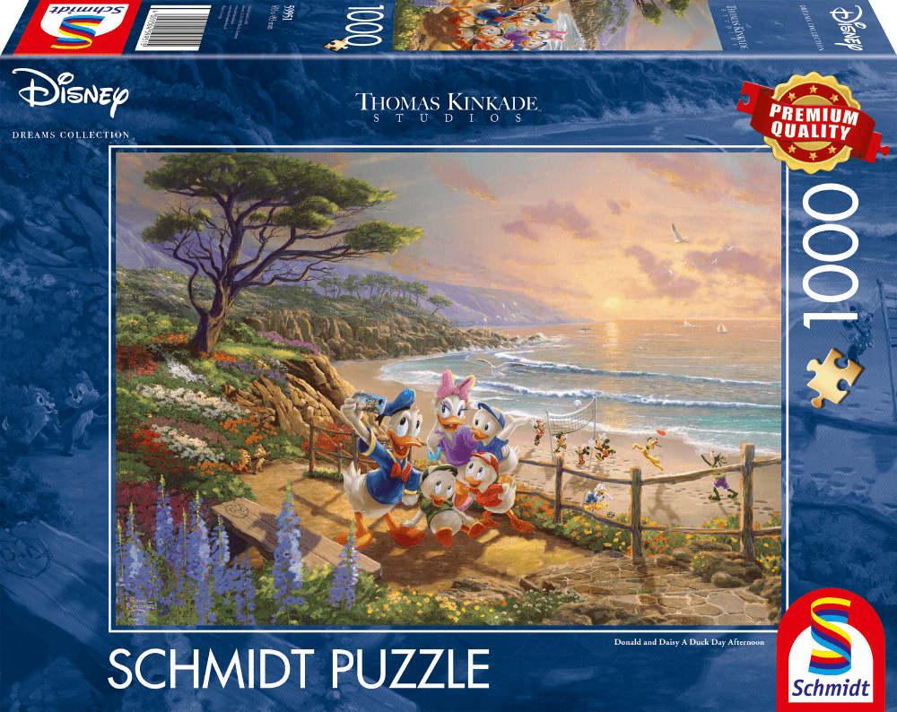 Thomas Kinkade Studios: Disney Dreams Collection - Donald and Daisy: A Duck Day Afternoon | Puzzle 1000T
