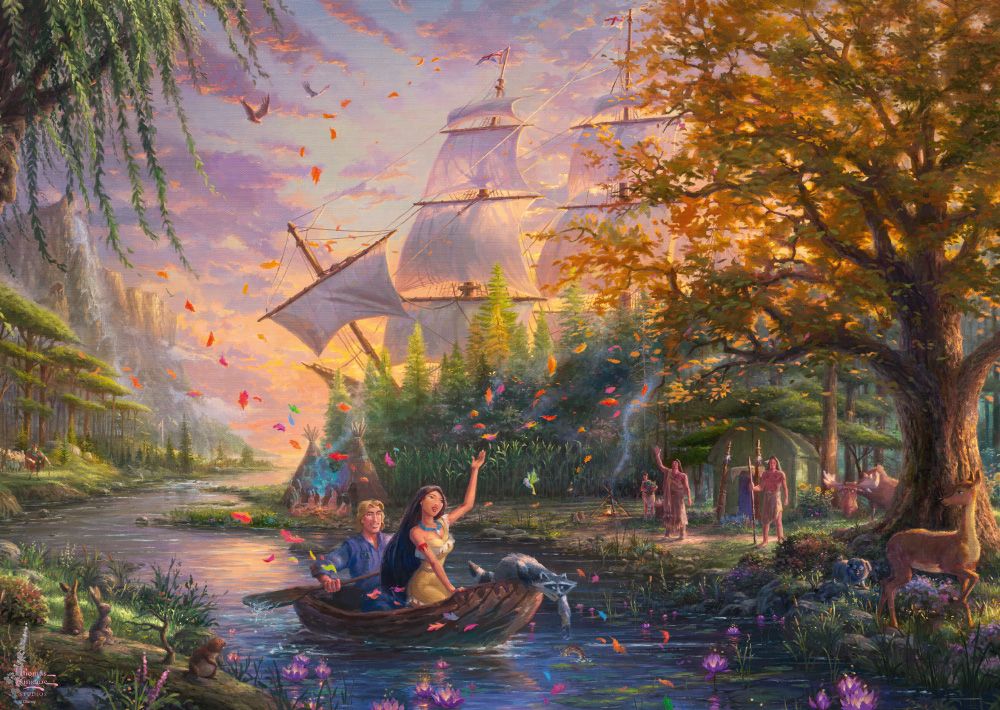 Thomas Kinkade Studios: Disney Dreams Collection - Pocahontas | Puzzle 1000T