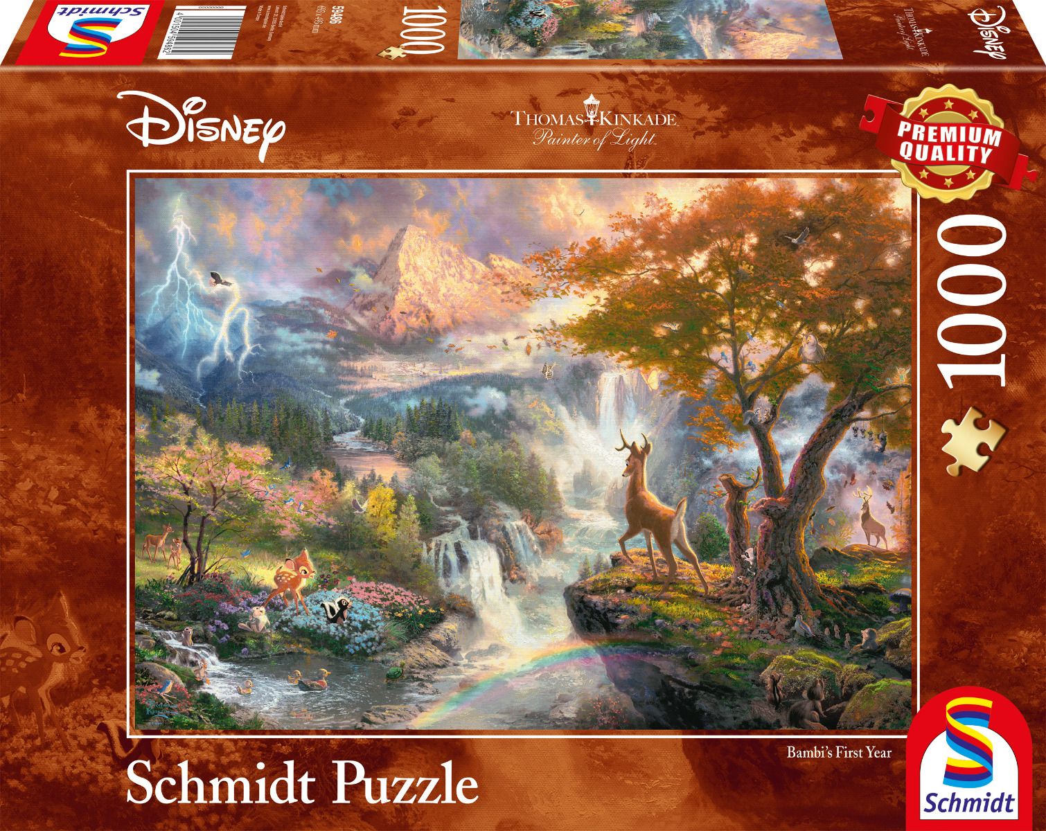 Thomas Kinkade Studios: Painter of Light - Disney - Bambi | Puzzle 1000T
