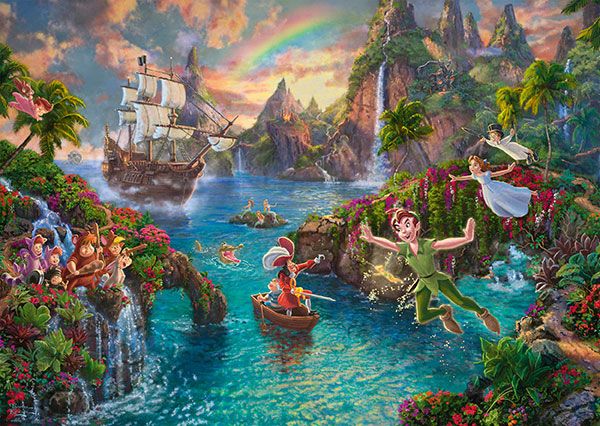 Thomas Kinkade Studios: Painter of Light - Disney - Peter Pan | Puzzle 1000T