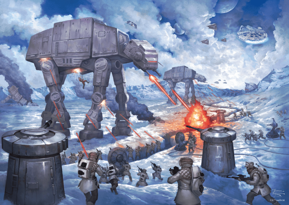 Thomas Kinkade Studios: Star Wars - Die Schlacht von Hoth | Puzzle 1000T