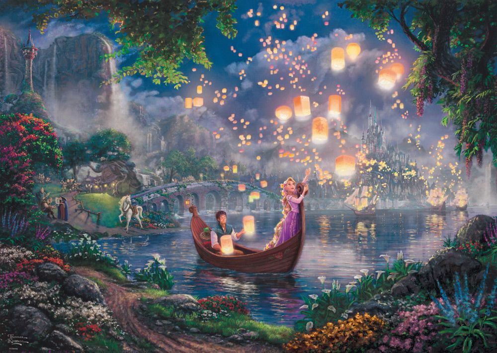 Thomas Kinkade: Painter of Light - Disney - Rapunzel | Puzzle 1000T
