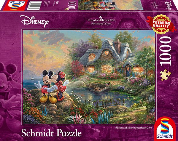 Thomas Kinkade: Painter of Light - Disney - Sweethearts, Mickey & Minnie | Puzzle 1000T