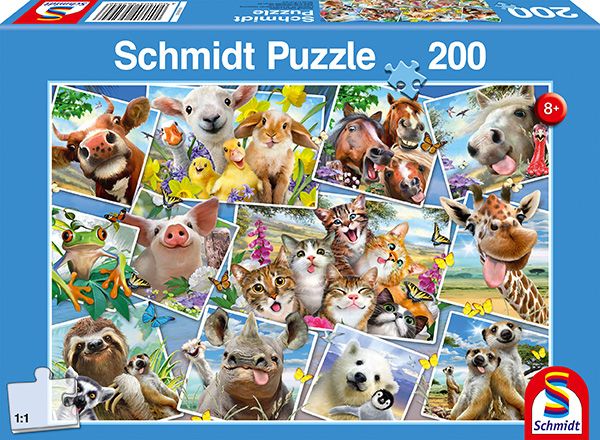 Tierische Selfies | Puzzle 200T