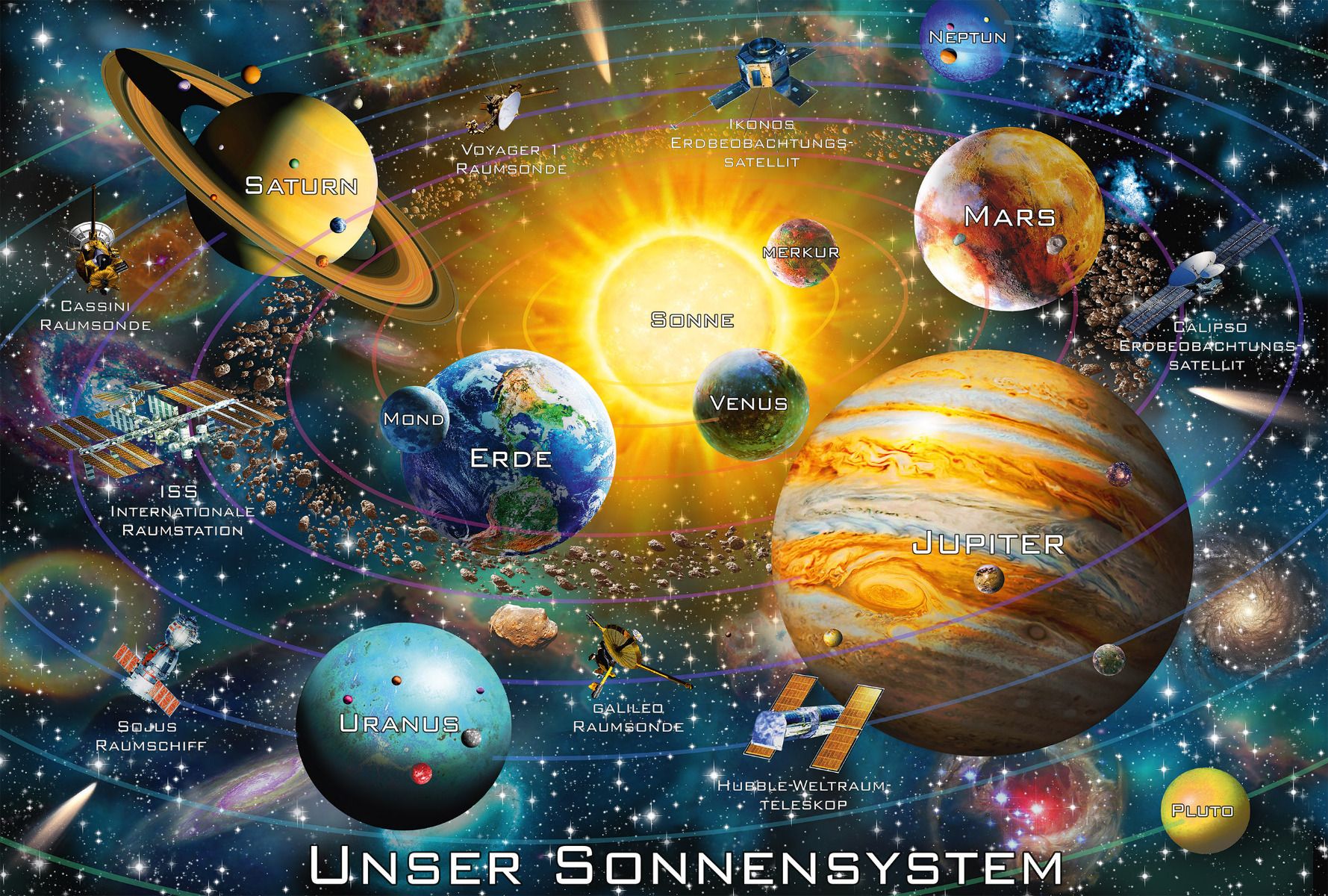 Unser Sonnensystem | Puzzle 200T