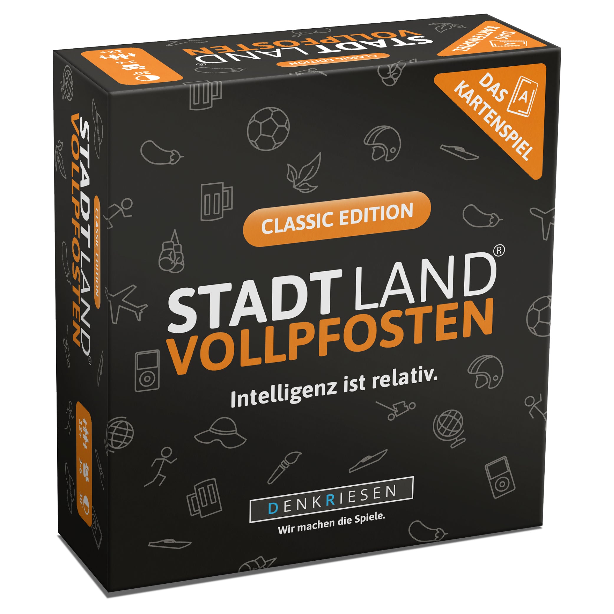 Stadt Land Vollpfosten - Das Kartenspiel: Classic Edition